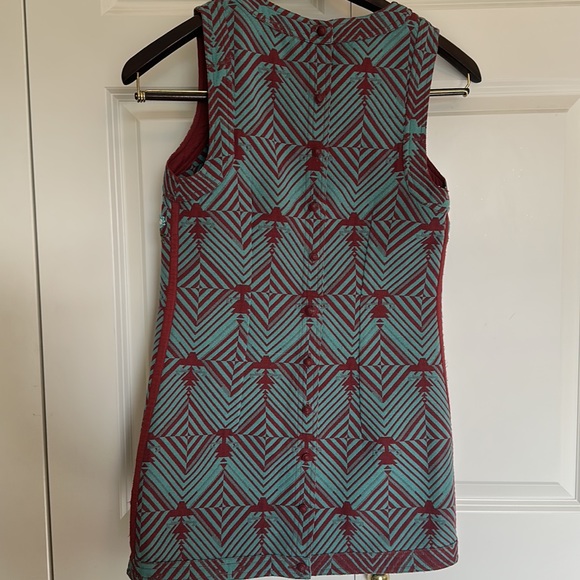 Free People Dress New Romantics Geometric Beaded Tunic  lg.  EUC runs small - Picture 3 of 11